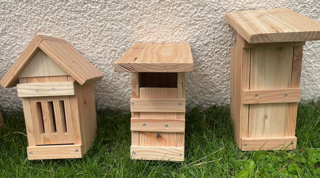 Nist- und Schutzkästen aus Holz